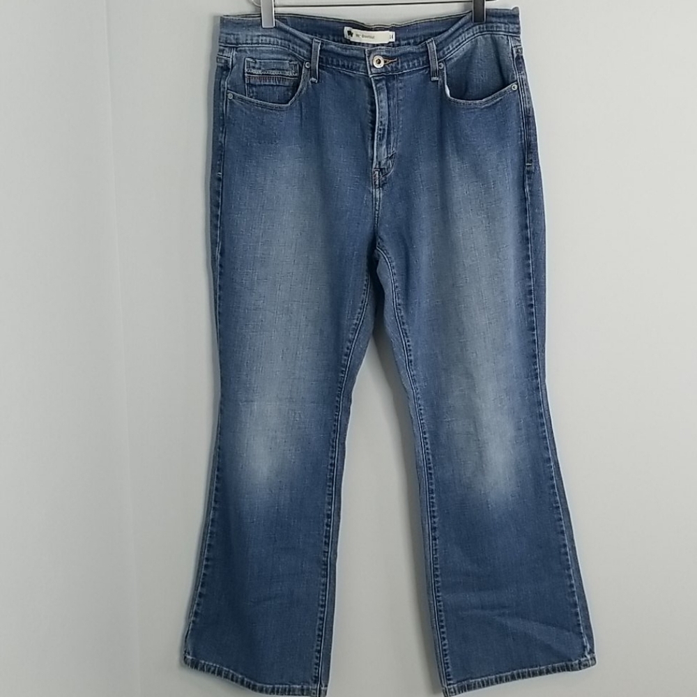 Levi's 515 high waisted boot cut jeans 14 32x29"